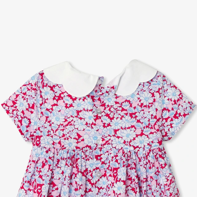 Robe bébé fille en tissu Liberty