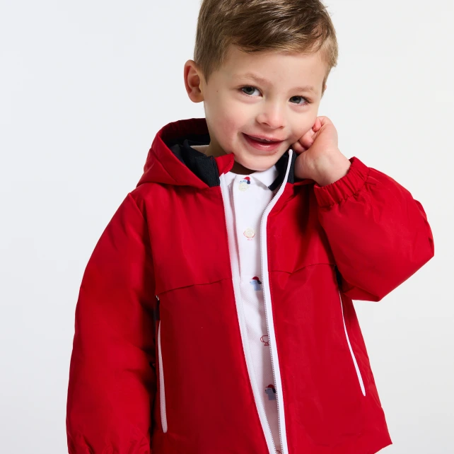 Blouson bébé garçon à capuche