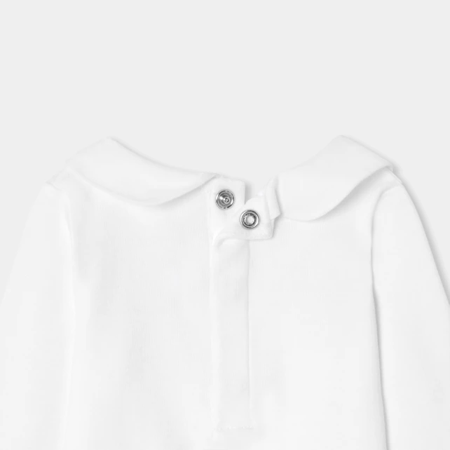 Body bébé fille en coton interlock