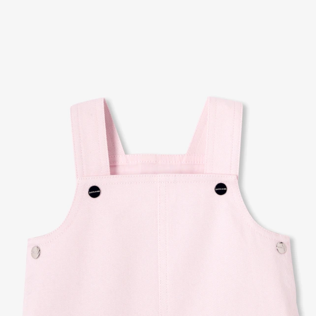 Robe chasuble bébé fille en twill