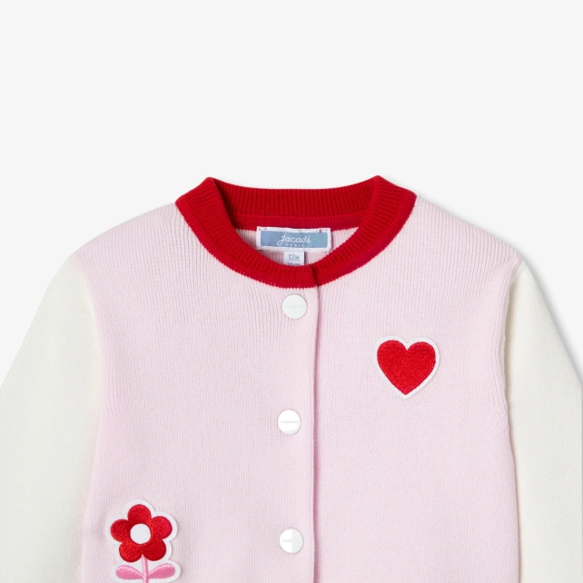 Cardigan bébé fille esprit teddy