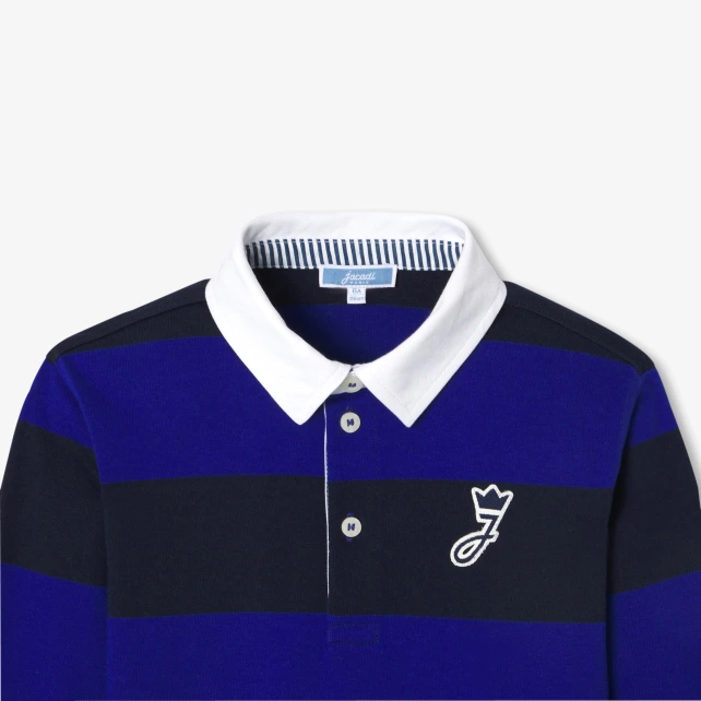 Polo rugby enfant manches longues
