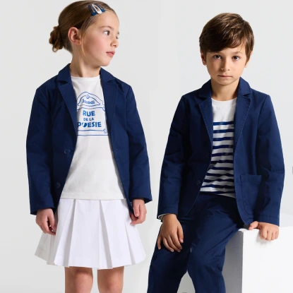 Veste enfant en twill léger