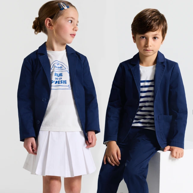 Veste enfant en twill léger