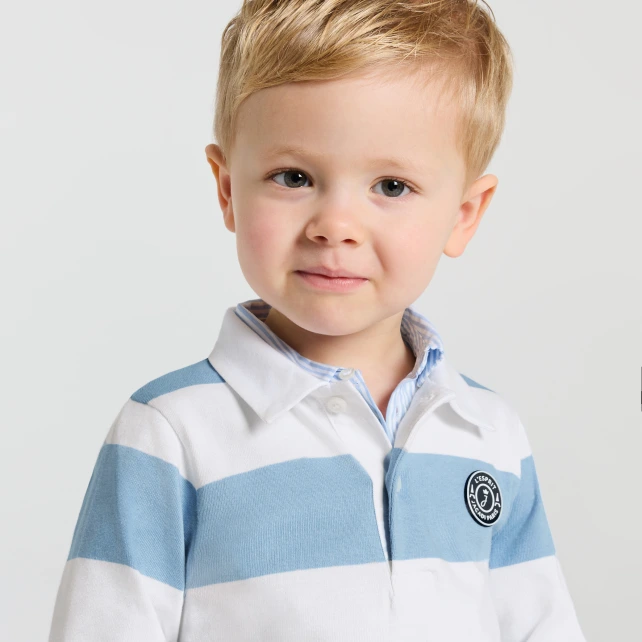 Polo bébé garçon manches longues
