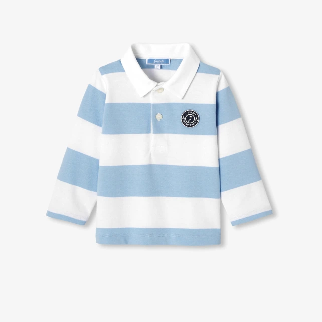 Polo bébé garçon manches longues