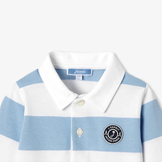 Polo bébé garçon manches longues
