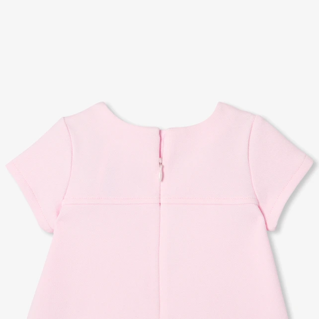 Robe bébé fille en piqué de coton