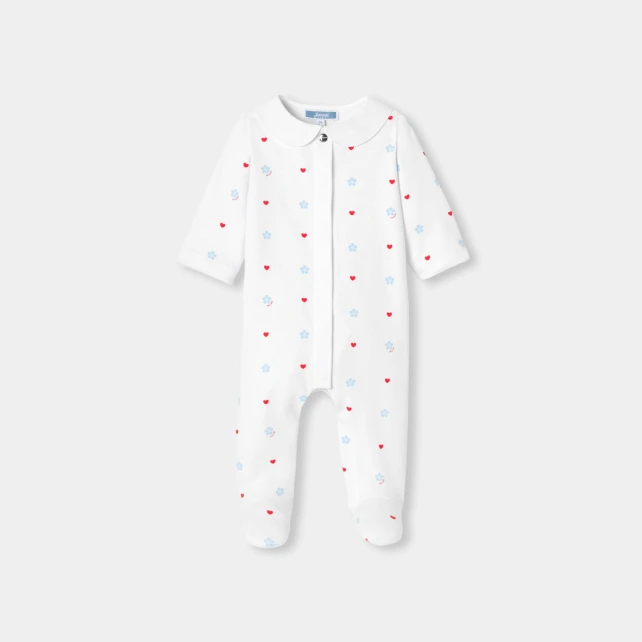 Pyjama bébé fille en coton interlock