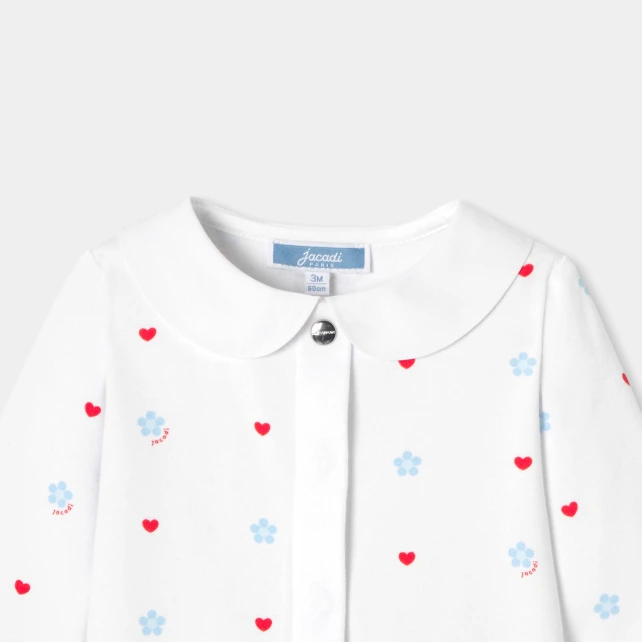 Pyjama bébé fille en coton interlock