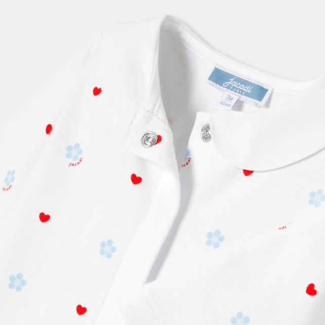 Pyjama bébé fille en coton interlock