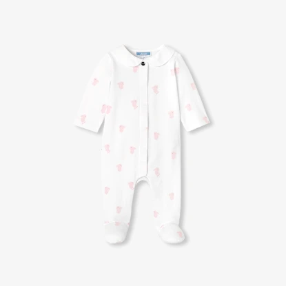 Pyjama bébé fille en coton interlock