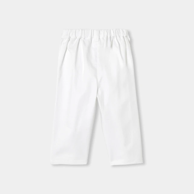 Pantalon bébé fille en sergé de coton