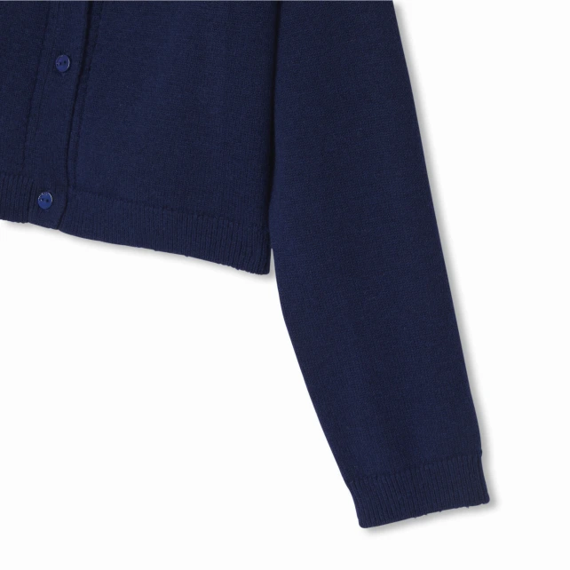 Cardigan court enfant fille