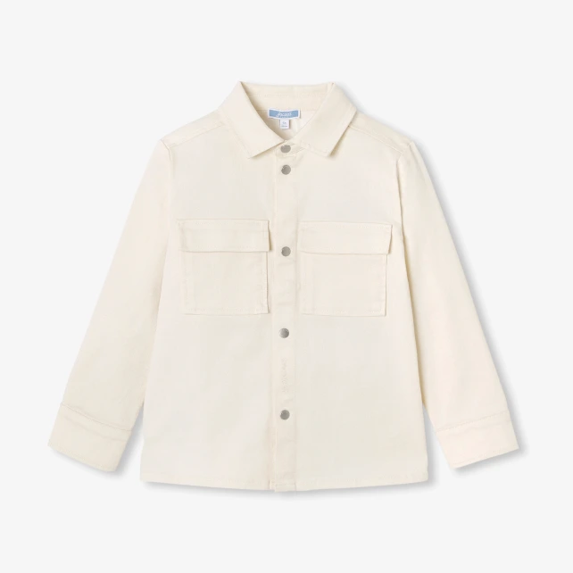 Surchemise enfant garçon en sergé de coton