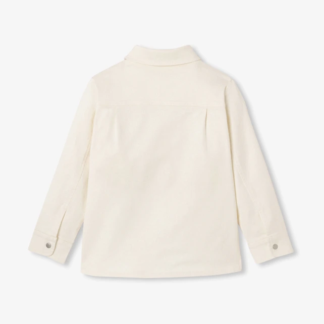 Surchemise enfant garçon en sergé de coton