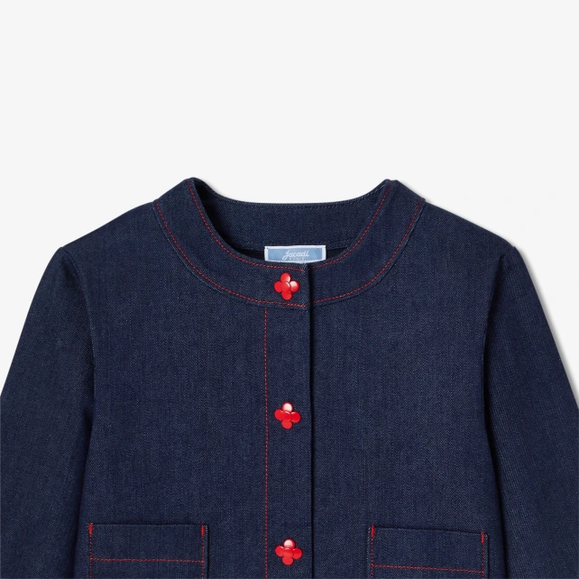 Veste en jean brut enfant fille