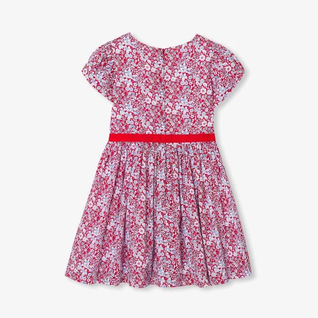 Robe enfant fille en tissu Liberty