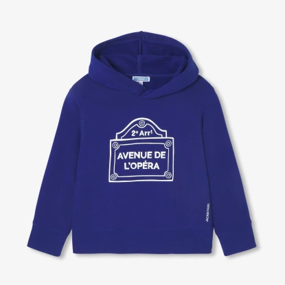 Sweat à capuche enfant garçon en molleton
