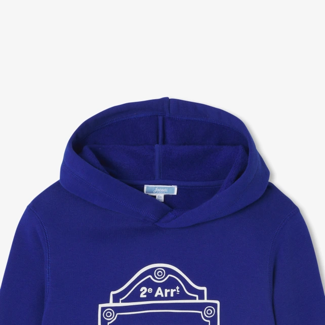 Sweat à capuche enfant garçon en molleton