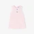 Robe sans manches bébé fille en piqué de coton