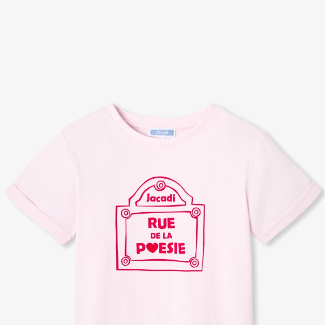 T-shirt enfant fille en coton