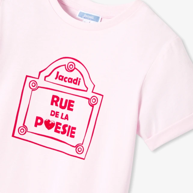 T-shirt enfant fille en coton