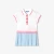 Robe polo bébé fille en piqué de coton