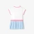 Robe polo bébé fille en piqué de coton