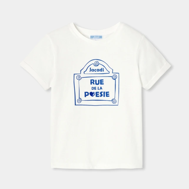 T-shirt enfant fille en coton