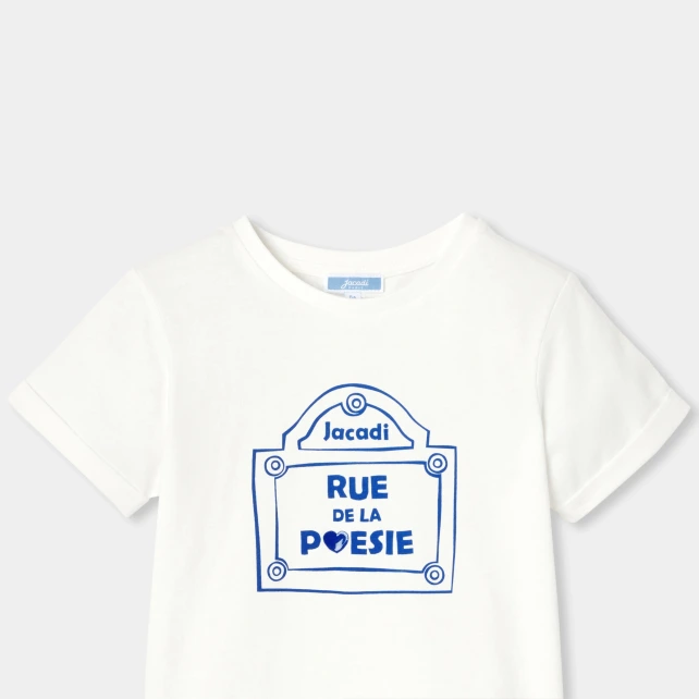 T-shirt enfant fille en coton