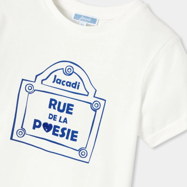 T-shirt enfant fille en coton
