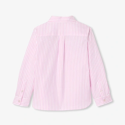 Chemise enfant en Oxford rayé