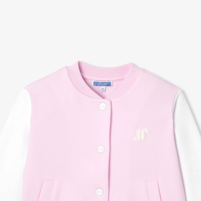 Cardigan teddy enfant fille en molleton