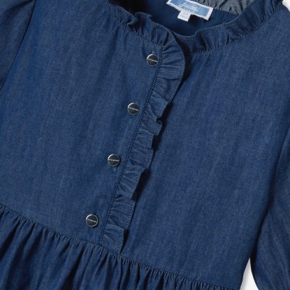 Robe enfant fille en jean léger