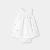 Robe bébé fille en popeline brodée
