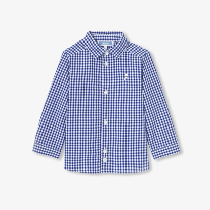 Chemise bébé garçon en vichy