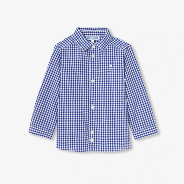 Chemise bébé garçon en vichy