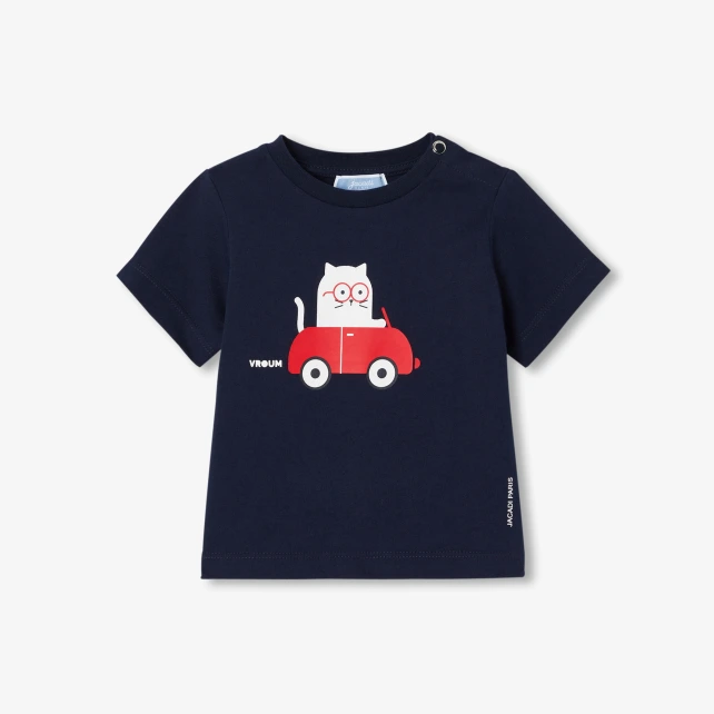 T-shirt manches courtes bébé garçon en coton