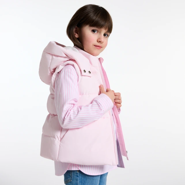 Doudoune sans manches enfant fille