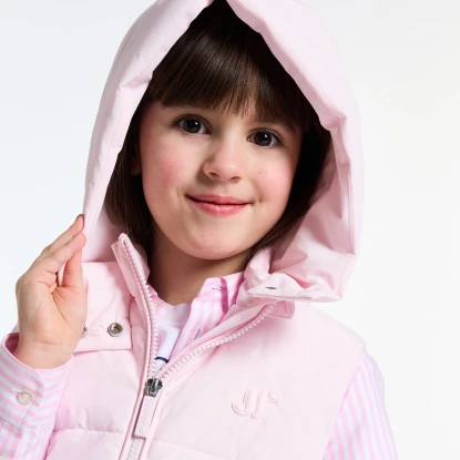 Doudoune sans manches enfant fille