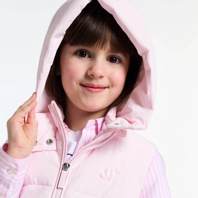 Doudoune sans manches enfant fille