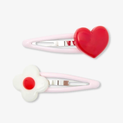 Duo de barrettes clic-clac bébé