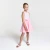 Robe de cérémonie enfant fille en coton alvéolé
