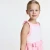Robe de cérémonie enfant fille en coton alvéolé