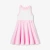 Robe de cérémonie enfant fille en coton alvéolé