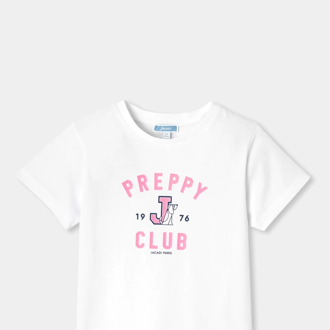 T-shirt enfant fille manches courtes