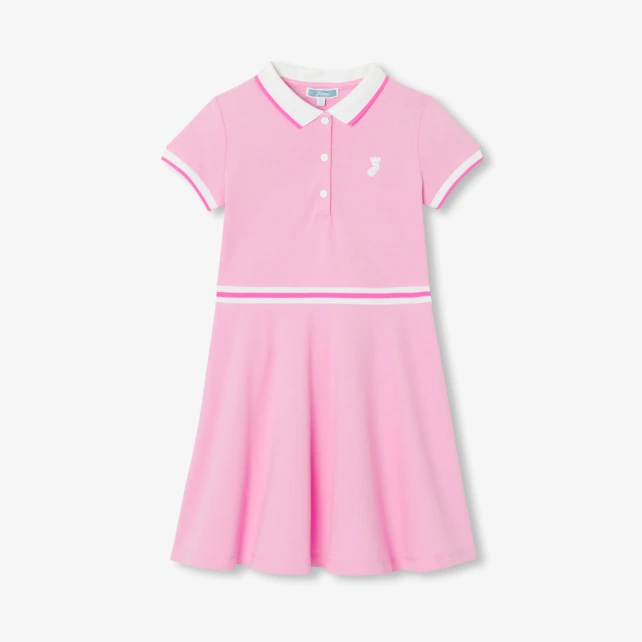 Robe enfant fille en maille piquée