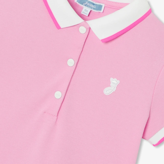 Robe enfant fille en maille piquée