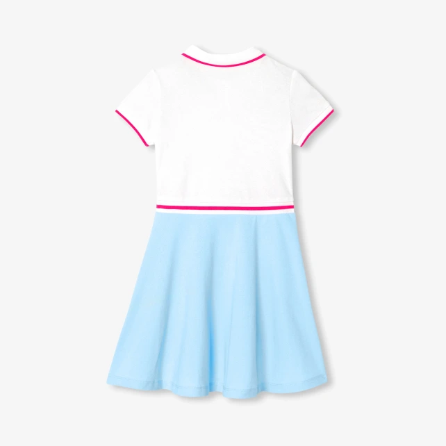 Robe enfant fille en maille piquée